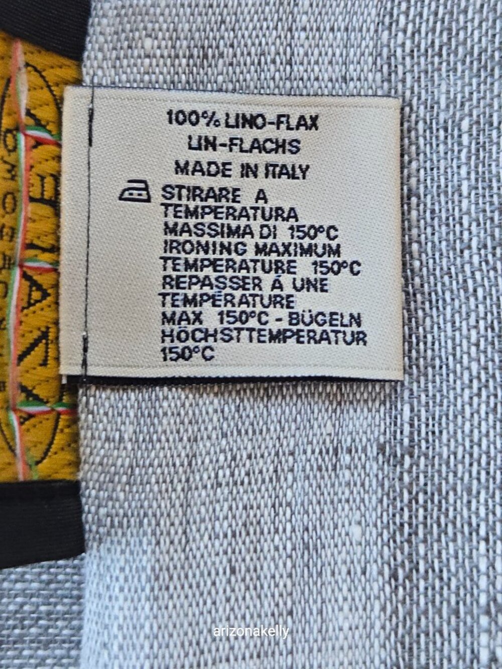 NWOT Linen Scarf Azalea Italy Bellagio - Picture 3 of 9